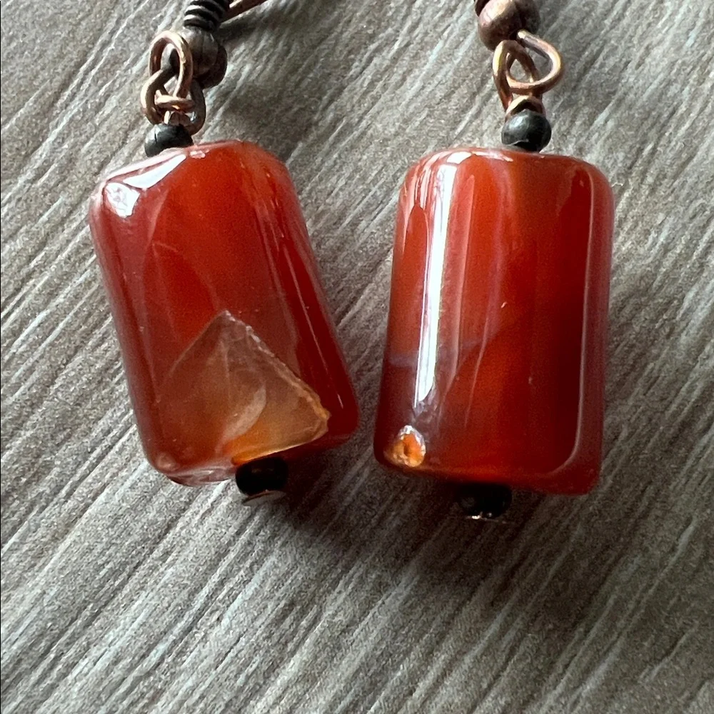Carnelian Beaded Necklace
